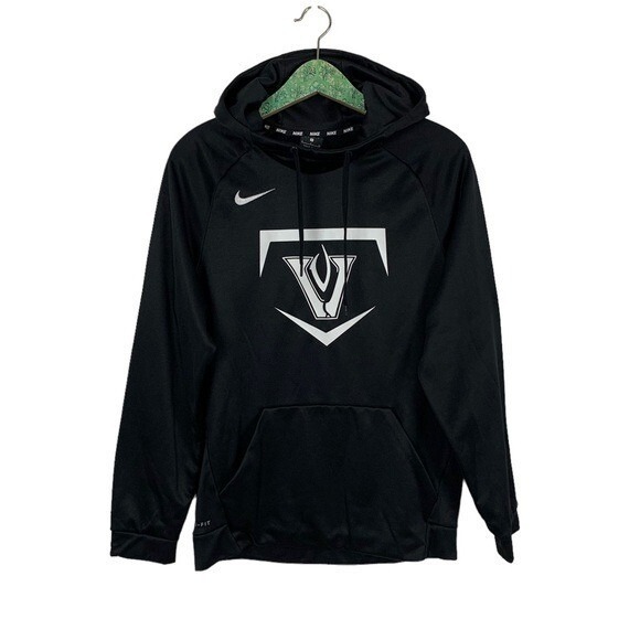 Nike Other - Nike Dri Fit Black Hoodie Sweatshirt Pullover Athletic Logo Small Mens